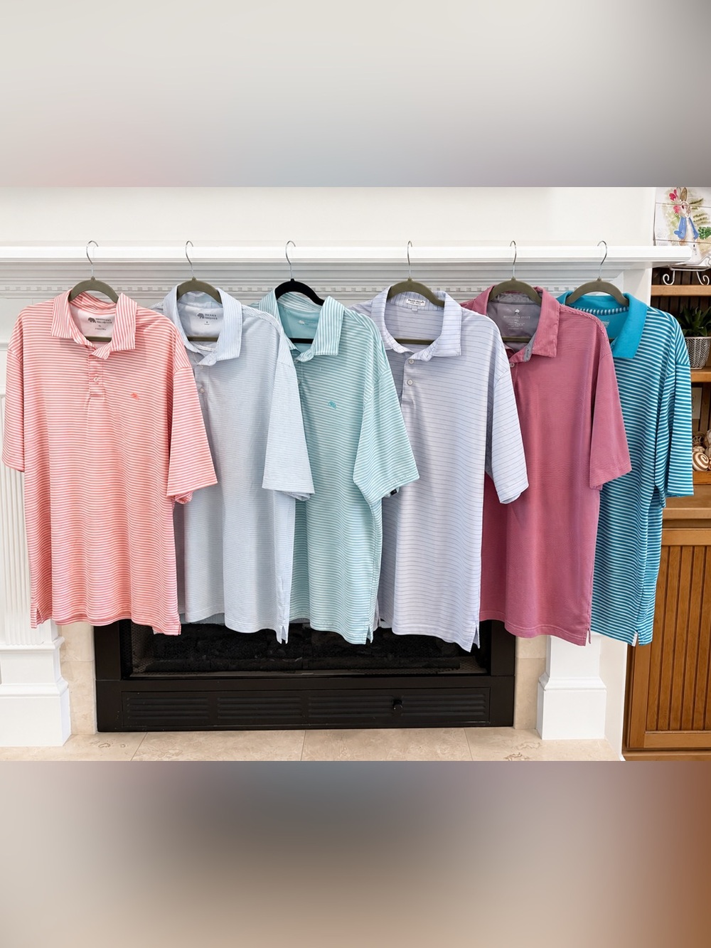 Lot of 6 Men’s XL Golf Polos Peter Millar, Onward Reserve & Southern Shirt